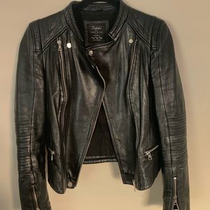 Zara Trafaluc Authentic Leather Jacket
